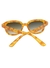 Óculos de Sol Paris Animal Print Laranja - loja online