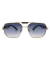 Óculos de Sol Bahamas Dourado Azul Degradê - comprar online