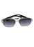 Óculos de Sol Bahamas Dourado Azul Degradê Feminino - Cacife Brand
