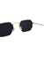 Óculos de Sol Octagonal Dourado e Preto - Cacife Brand