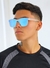 Óculos de Sol Malibu Branco Azul Espelhado - comprar online