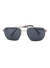 Óculos de Sol Texas Prata e Preto - comprar online