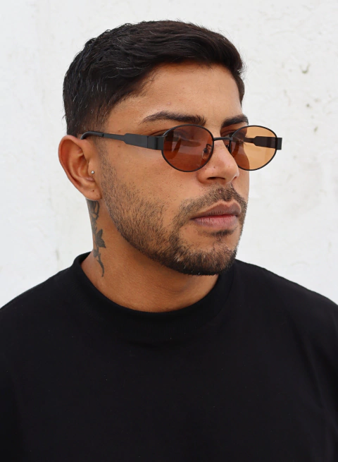 Óculos de Sol Dubai Marrom - comprar online