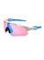 Imagem do Óculos de Sol Race Azul e Branco Rosa Espelhado