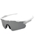 Óculos de Sol Race Branco Prata Espelhado