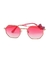 Oculos de Sol Infantil Octagonal Rosa Degradê - loja online