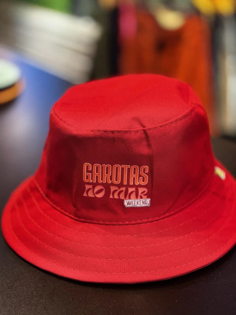 Chapéu Bucket Vermelho - comprar online