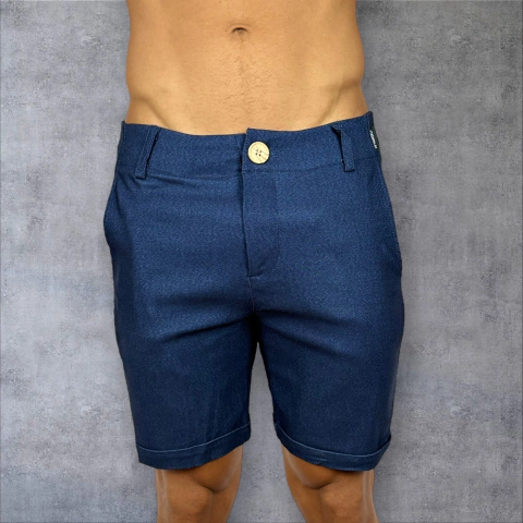 Bermuda Alfaiataria Cor Jeans