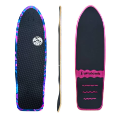 Shape de Skate Cruiser Alma Neon Carbon 34" - 100% MAPLE - comprar online