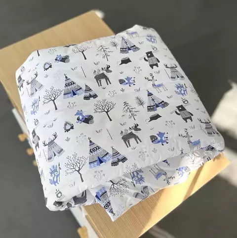 Acolchado Carpitas Celeste - comprar online