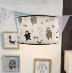 Lampara colgante forrada - comprar online