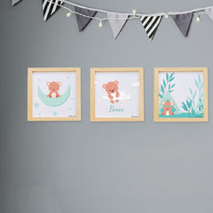 Set cuadros acqua con nombre