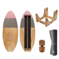 Kiki Balance Board Wood Pink & Gray - Premium KIT