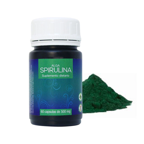 Alga Spirulina capsulas - Alta Concentración - comprar online