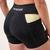 ACTION WOMAN / Short deportivo / Negro y lima en internet