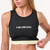 ACTION WOMAN / Conjunto deportivo Top + Calza / Negro y Lima