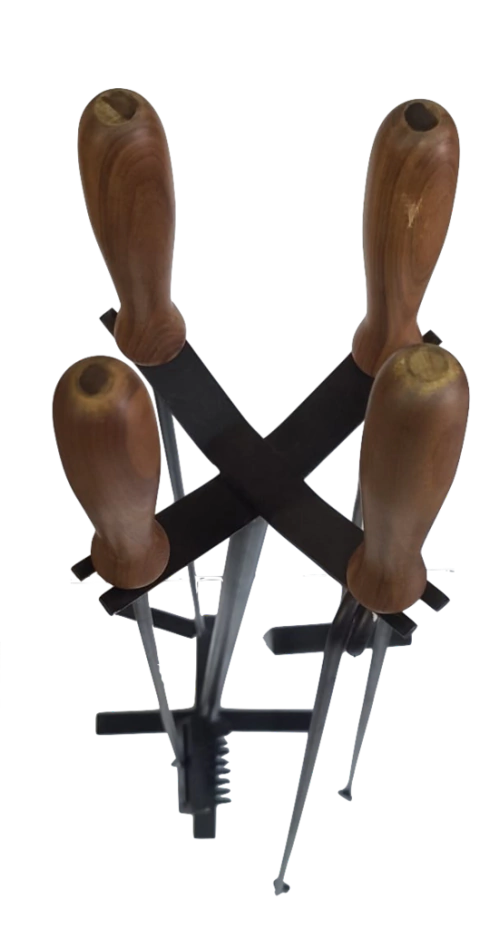 Imagen de JUEGO PALA-ATIZADOR-CEPILLO-PINZA-SOPORTE