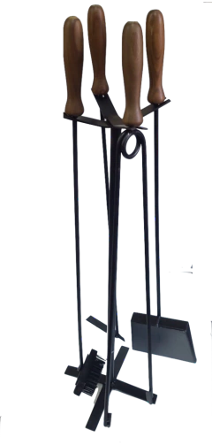 JUEGO PALA-ATIZADOR-CEPILLO-PINZA-SOPORTE