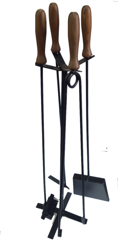 JUEGO PALA-ATIZADOR-CEPILLO-PINZA-SOPORTE