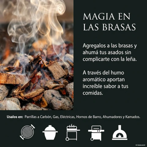 CHIPS DE NOGAL - 500gr 1 unidad - Humos®