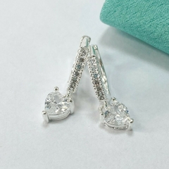 ARGOLLA CORAZON AVERY CUBIC - A.BL - Agatha Chrys Joyeria