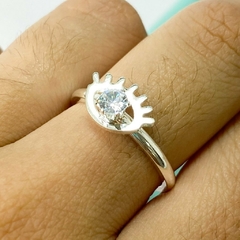 ANILLO OJO TURCO CUBIC - A.BL en internet