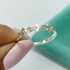 ANILLO LARISA CUBIC - A.BL - comprar online