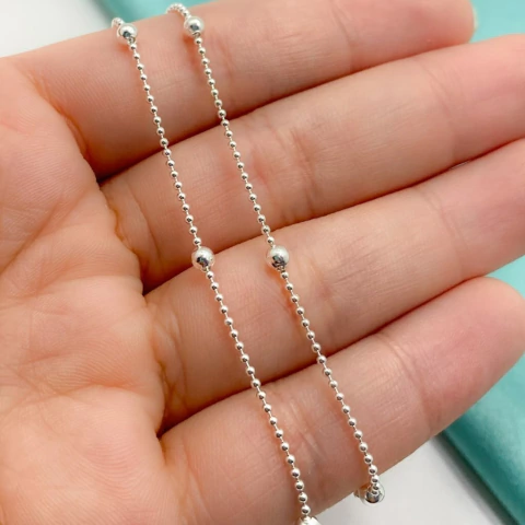 CADENA BOLITAS CON BOLITA DE 3mm - A.BL - comprar online