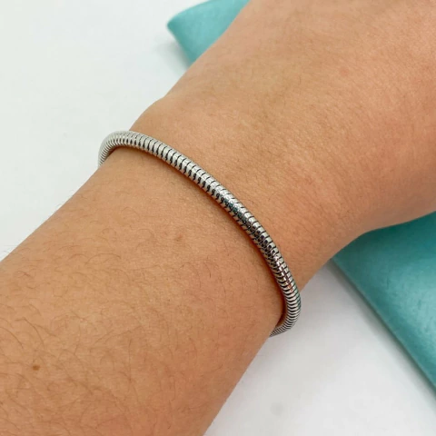 PULSERA SIMIL PANDORA CIERRE BOLITA - ABL.RODINADO - comprar online