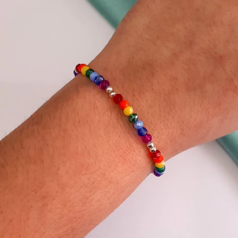 PULSERA CRISTALES LOS SIETE CHAKRAS - A.BL - comprar online