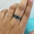 ANILLO MAGNUS DOBLE LINEA NEGRA 7mm - AC en internet