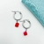 ARGOLLAS CRISTAL CUBO ROJO - AC - comprar online