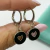 ARGOLLA ESMALTADO NEGRO CORAZON CALADO - AC - comprar online
