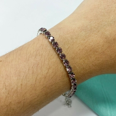 PULSERA TRINITY CUBIC LILA - AC - comprar online