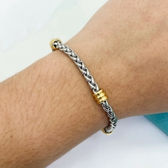 PULSERA ESPIGA DIAL DORADO 4mm - AC - comprar online