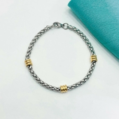 PULSERA ESPIGA DIAL DORADO 4mm - AC