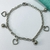 PULSERA ESPEJITO BOLITAS Y CORAZON - AC - Agatha Chrys Joyeria
