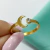 ANILLO LUNA CUBIC - A.DR - comprar online