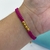 PULSERA/TOBILLERA MACRAME FUCSIA RIDE BALL - A.DR - comprar online