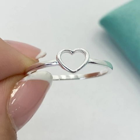 ANILLO CORAZON - PLATA925 - comprar online