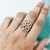 ANILLO FLOR ALYSSA ENMARCADA -PL - Agatha Chrys Joyeria