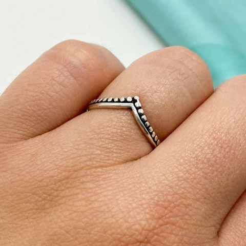 ANILLO HINDU ASHA EMPAVONADO - PL - comprar online