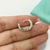 ARGOLLAS SHAY DOBLE CUBIC - PL.LAMINADA en internet