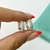 ARGOLLAS SHAY DOBLE CUBIC - PL.LAMINADA