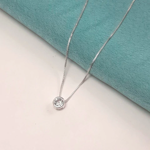 COLLAR PUNTO DE LUZ 6mm SUSANITO CUBIC - PLATA925 - comprar online