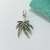 DIJE HOJA CANNABIS III - PL - Agatha Chrys Joyeria