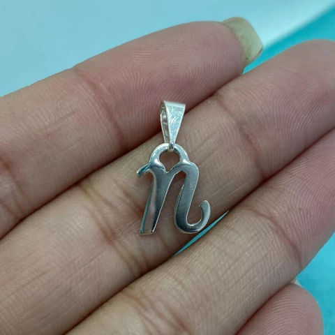 LETRA "N" CURSIVA FANCY - PL