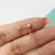 ABRIDOR NENE G CUBIC BLANCO - PL - Agatha Chrys Joyeria