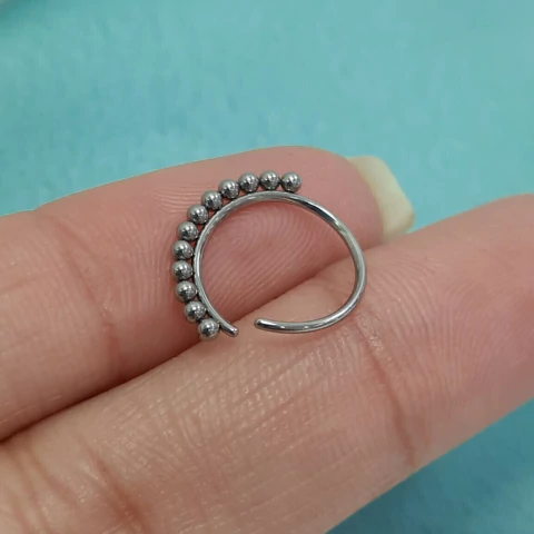 PIERCING CHATO BOLITAS 12mm - AC