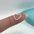 PIERCING CORAZON BLANCO - AC